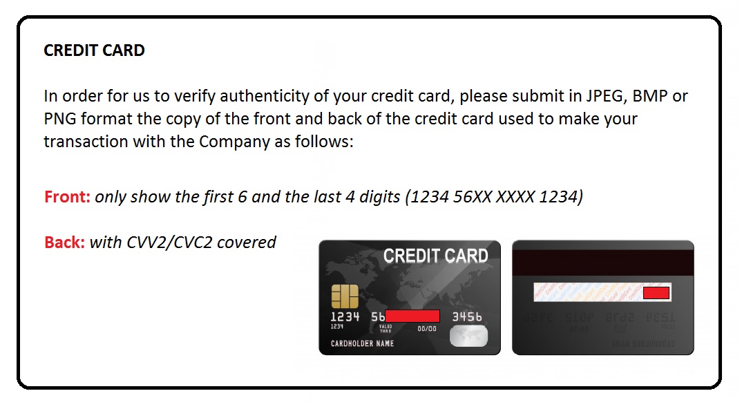 credit card image